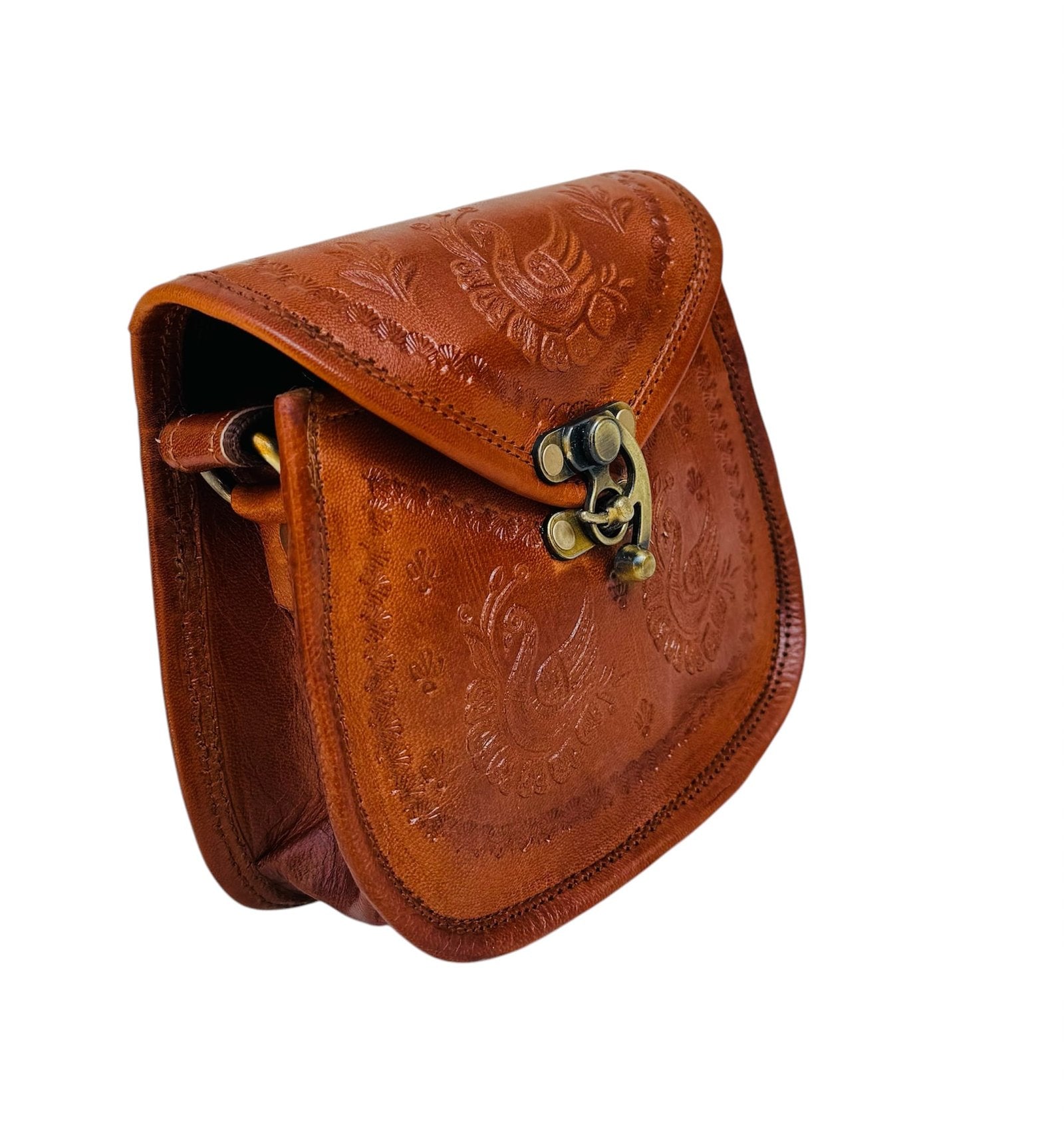 Leather Embossed sling Bag For Girls & Women